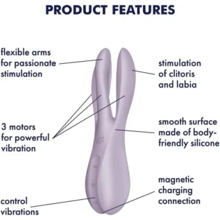 Кліторальний вібратор Satisfyer Threesome 2 14 Зображення Кліторальний вібратор Satisfyer Threesome 2