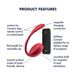 Зображення Віброяйце Satisfyer Shiny Petal Connect App