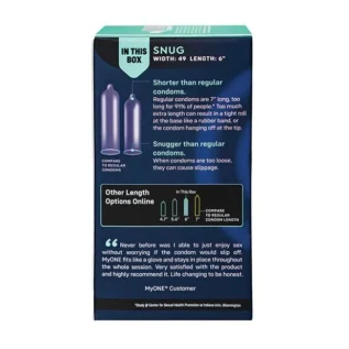 Презервативи MyONE Snug 10pcs 9 Презервативи MyONE Snug 10pcs - Зображення 4