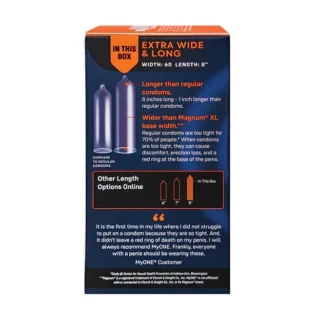 Презервативи MyONE Extra Wide & Long 10pcs 8 Презервативи MyONE Extra Wide & Long 10pcs - Зображення 3