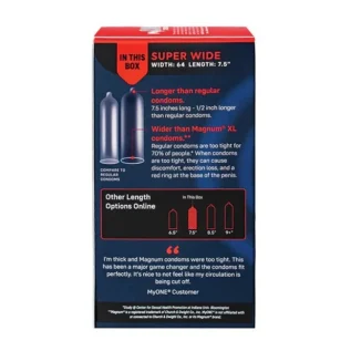 Презервативи MyONE Super Wide 10pcs 8 Презервативи MyONE Super Wide 10pcs - Зображення 3