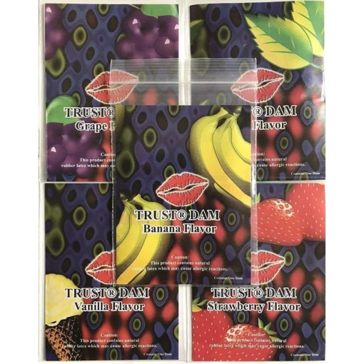 Набір латексних серветок Latex Dental Dams Assorted 100pcs - Зображення 2