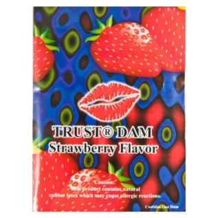 Alternative view of Латексна серветка Latex Dental Dams Strawberry 1 шт