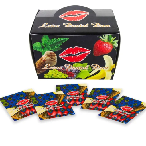 Набір латексних серветок Latex Dental Dams Vanilla 100pcs - Зображення 2