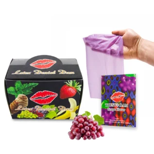 Набір латексних серветок Latex Dental Dams Grape 100pcs