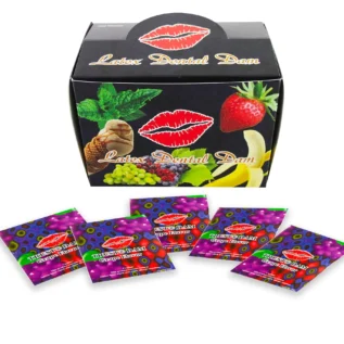 Alternative view of Набір латексних серветок Latex Dental Dams Grape 100pcs