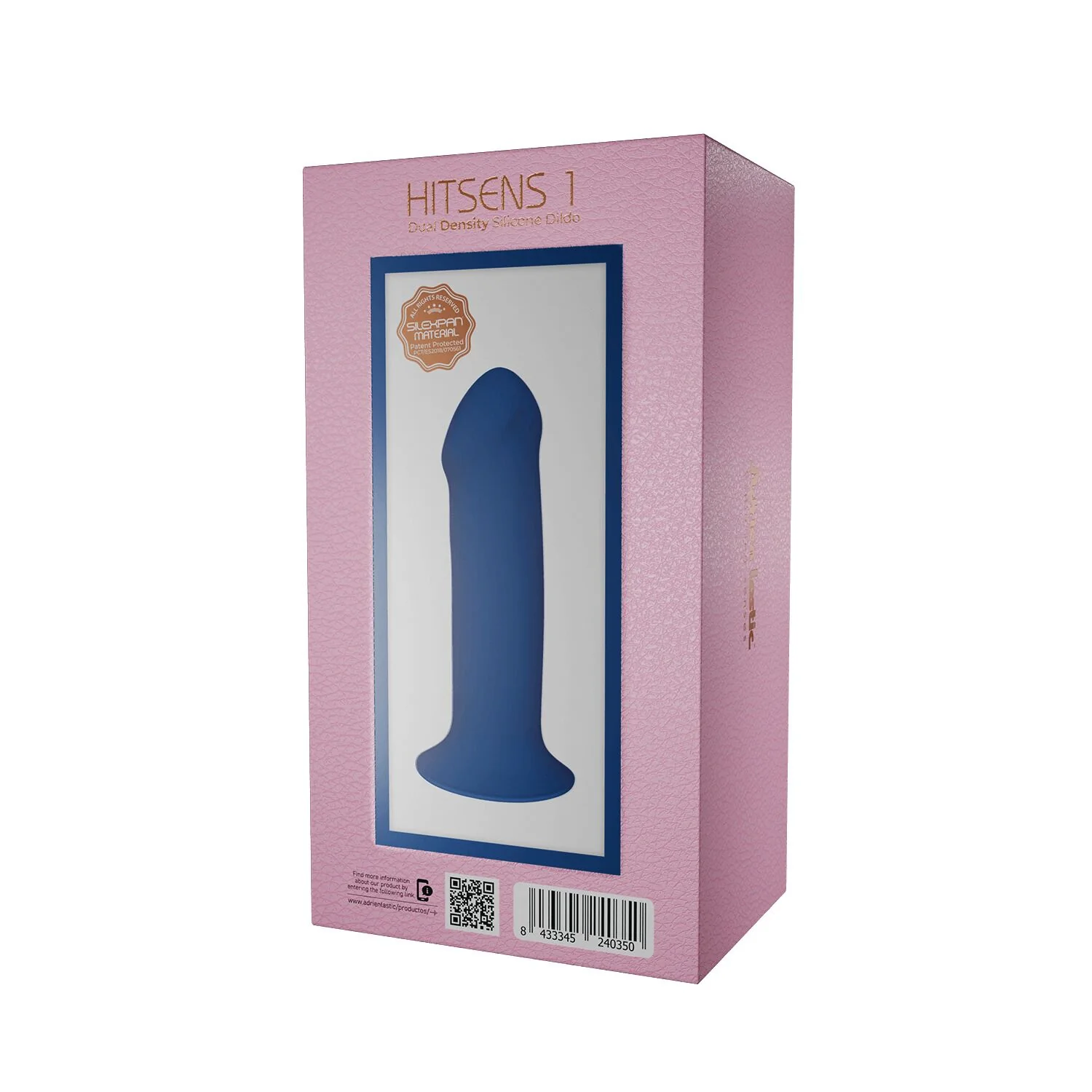 Дилдо Adrien Lastic Hitsens 1 - 7 inch Blue 5 Дилдо Adrien Lastic Hitsens 1 - 7 inch Blue - Зображення 3