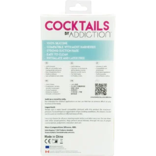 Фалоімітатор на присосці Cocktails by Addiction – Blue Lagoon - Зображення 7