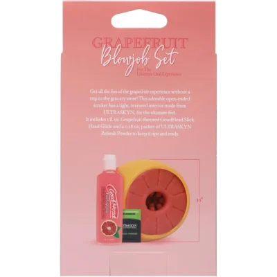 Зображення Набір для мінету Doc Johnson GoodHead Grapefruit Blowjob Set
