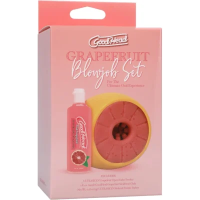 Зображення Набір для мінету Doc Johnson GoodHead Grapefruit Blowjob Set