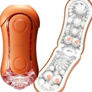 Мастурбатор Tenga Flip Orb — Sunset Orange - Зображення 9