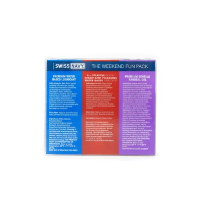 Зображення Набір Swiss Navy Weekend Fun Pack 3x30ml