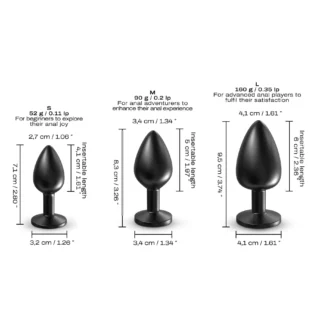 Анальна пробка Dorcel ONIX PLUG 13 Зображення Анальна пробка Dorcel ONIX PLUG
