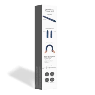 Фалоімітатор подвійний Strap-On-Me DOUBLE DONG REALISTIC DILDO - SNAKY METALLIC COLOR 11 Фалоімітатор подвійний Strap-On-Me DOUBLE DONG REALISTIC DILDO - SNAKY METALLIC COLOR - Зображення 4
