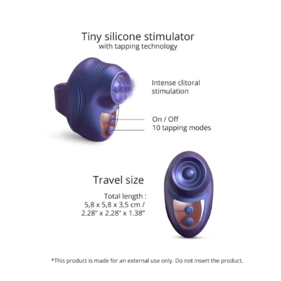 Alternative view of Вібратор на палець Love To Love KISSCOOL - IRIDESCENT INDIGO