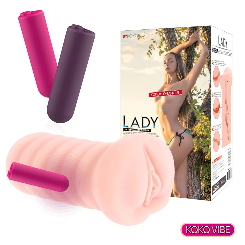 Мастурбатор-вагіна Kokos Lady Vibe 5 Мастурбатор-вагіна Kokos Lady Vibe - Зображення 3
