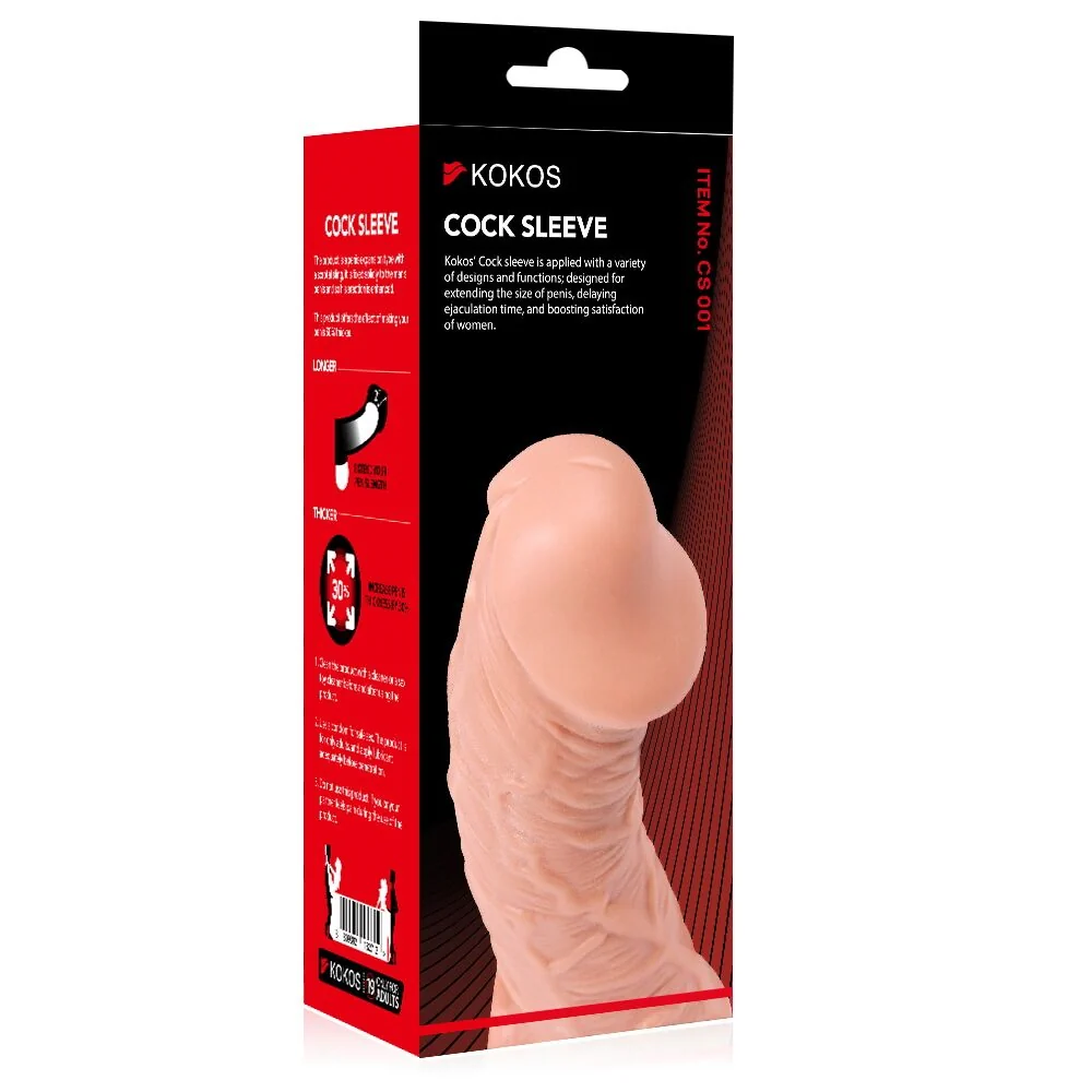 Насадка на член Kokos Cock Sleeve CS 001 5 Насадка на член Kokos Cock Sleeve CS 001 - Зображення 3