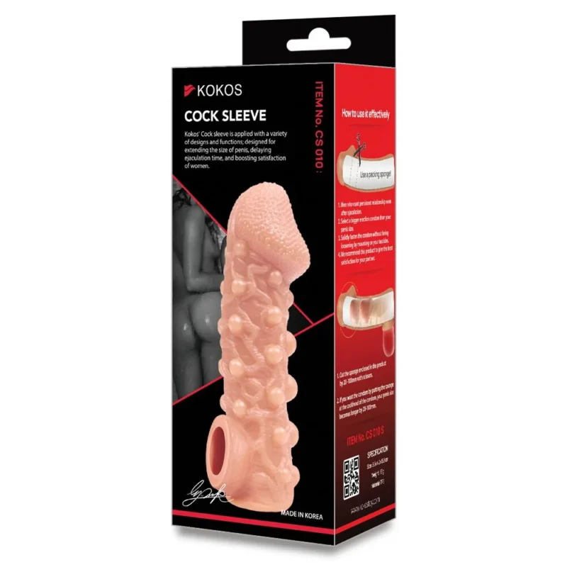 Насадка на член Kokos Cock Sleeve CS 010 L - Зображення 6