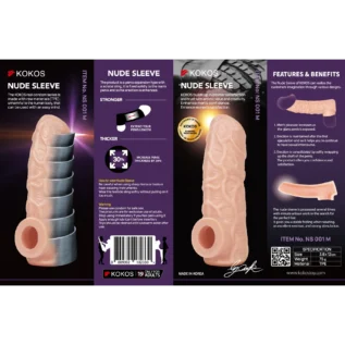 Насадка на член Kokos Sleeve NS 001 13 Зображення Насадка на член Kokos Sleeve NS 001
