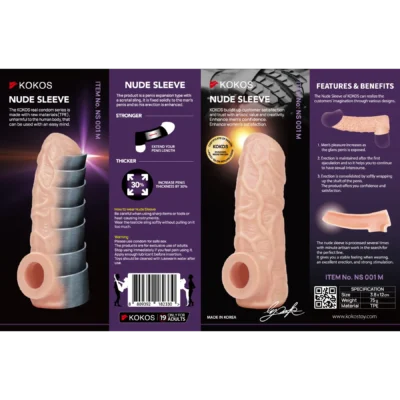 Зображення Насадка на член Kokos Sleeve NS 001