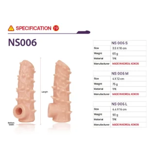 Зображення Насадка на член Kokos Sleeve NS 006