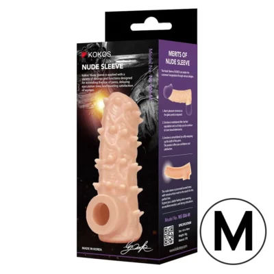 Зображення Насадка на член Kokos Nude Sleeve NS 006 M