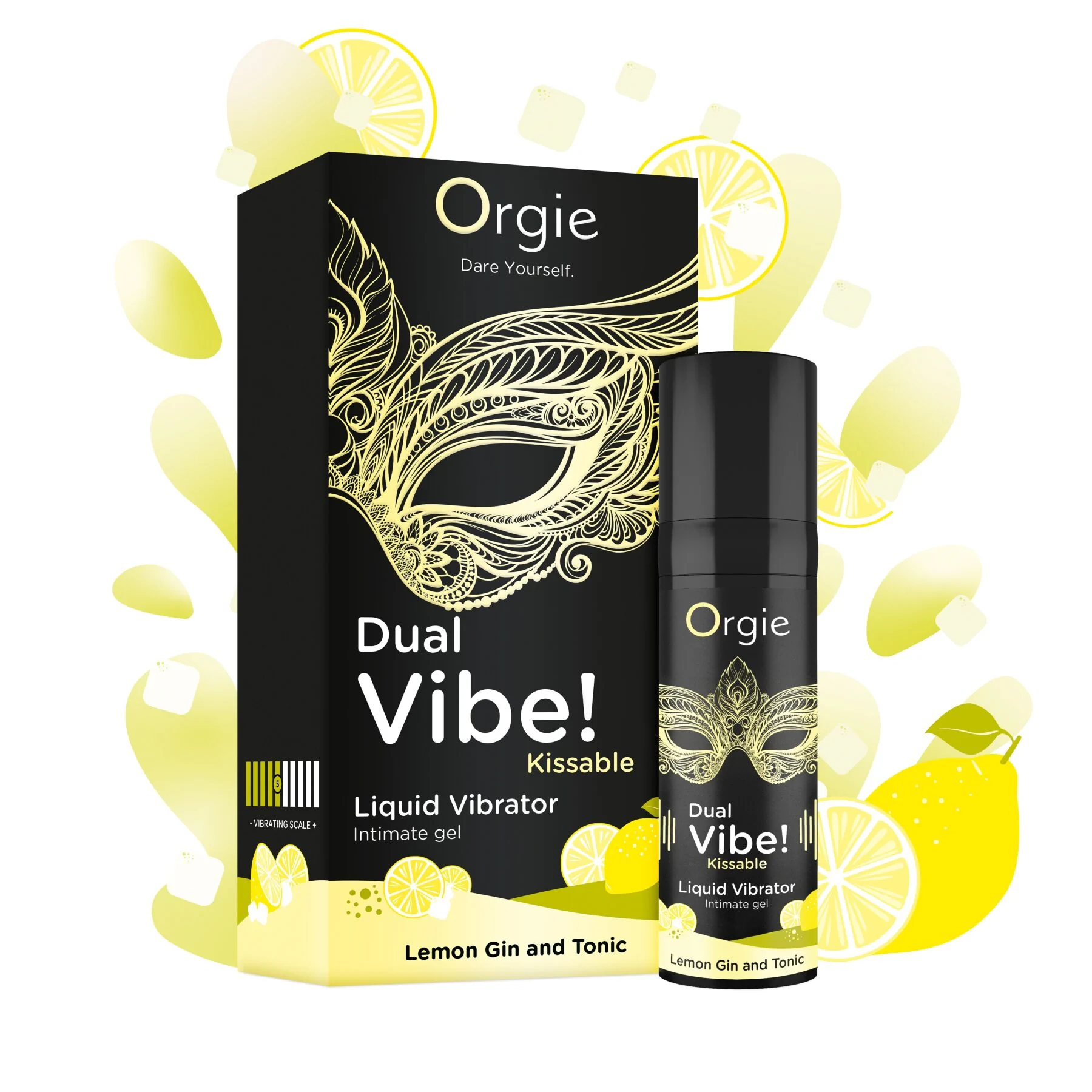 Рідкий вібратор Orgie Dual Vibe! Lemon Gin And Tonic Kissable Liquid Vibrator 15ml 4 Рідкий вібратор Orgie Dual Vibe! Lemon Gin And Tonic Kissable Liquid Vibrator 15ml - Зображення 2