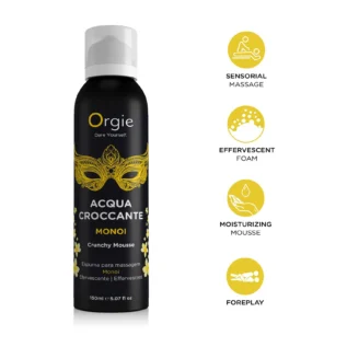 Масажна пінка Orgie – Acqua Croccante Monoi 150ml 8 Зображення Масажна пінка Orgie – Acqua Croccante Monoi 150ml
