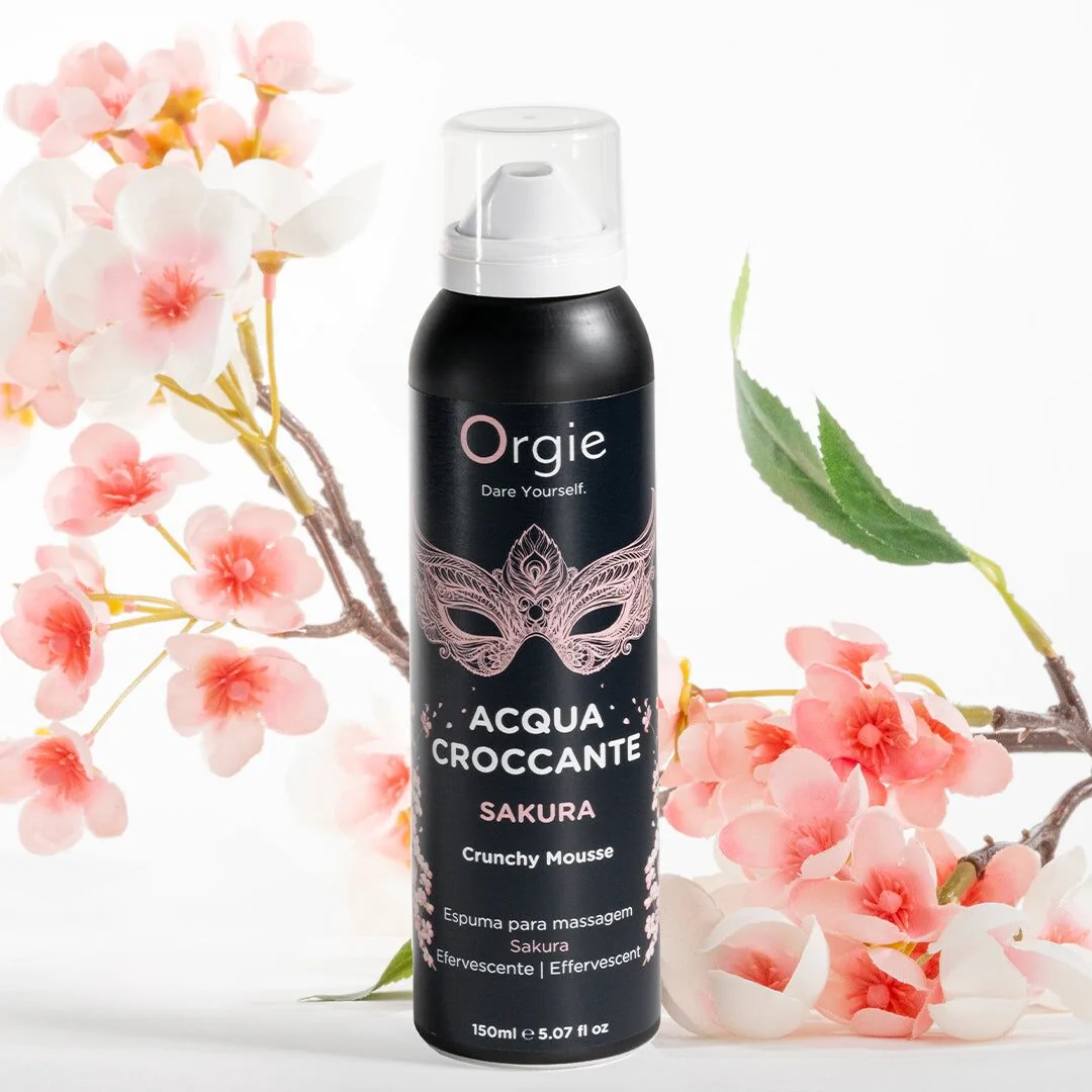 Масажна пінка Orgie – Acqua Croccante Sakura 150ml 6 Масажна пінка Orgie – Acqua Croccante Sakura 150ml - Зображення 4