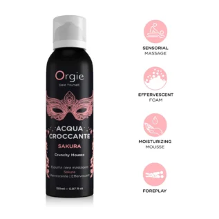 Масажна пінка Orgie – Acqua Croccante Sakura 150ml 8 Зображення Масажна пінка Orgie – Acqua Croccante Sakura 150ml
