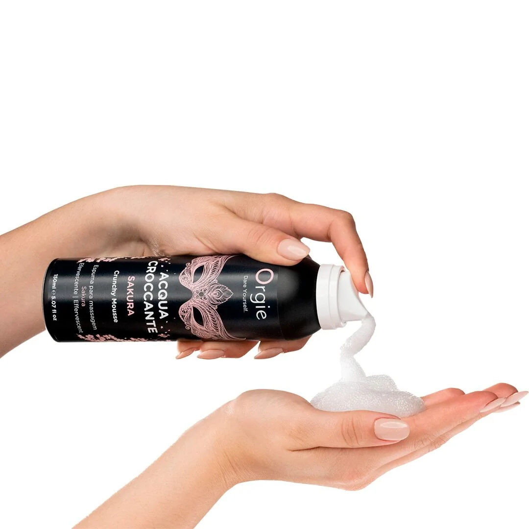 Масажна пінка Orgie – Acqua Croccante Sakura 150ml 4 Масажна пінка Orgie – Acqua Croccante Sakura 150ml - Зображення 2