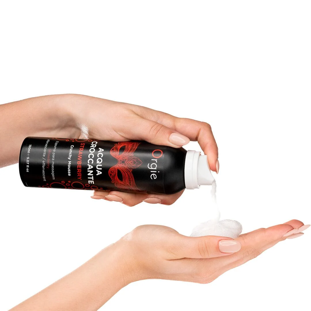 Масажна пінка Orgie – Acqua Croccante Strawberry 150ml 4 Масажна пінка Orgie – Acqua Croccante Strawberry 150ml - Зображення 2