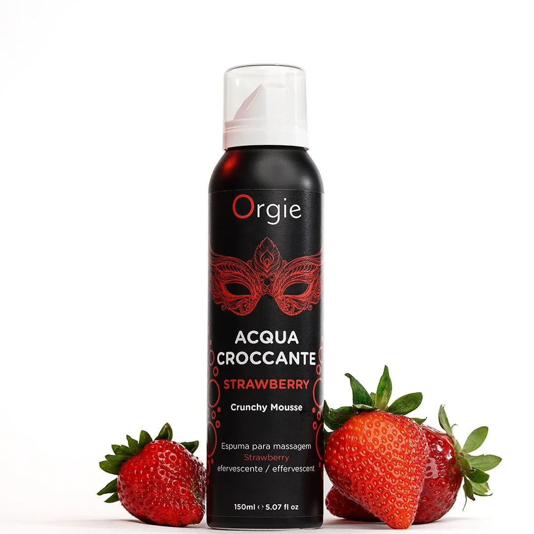 Масажна пінка Orgie – Acqua Croccante Strawberry 150ml 6 Масажна пінка Orgie – Acqua Croccante Strawberry 150ml - Зображення 4