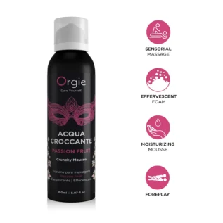 Масажна пінка Orgie – Acqua Croccante Passion Fruit 150ml 8 Зображення Масажна пінка Orgie – Acqua Croccante Passion Fruit 150ml