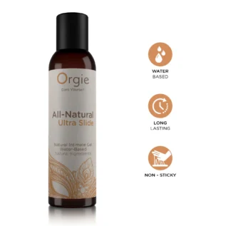 Лубрикант на водній основі Orgie All Natural Ultra Slide 150ml 7 Зображення Лубрикант на водній основі Orgie All Natural Ultra Slide 150ml
