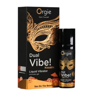 Рідкий вібратор Orgie Dual Vibe! Sex On The Beach Kissable Liquid Vibrator 15ml