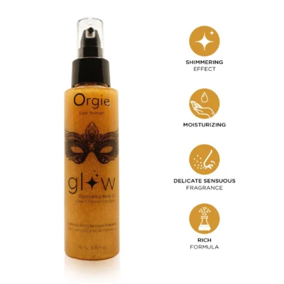 Олія-шимер для тіла Orgie – Glow Shimmering Body Oil 110ml 7 Зображення Олія-шимер для тіла Orgie – Glow Shimmering Body Oil 110ml