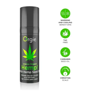 Зображення Збуджувальний гель для пар Orgie Hemp! Intense Orgasm 15ml