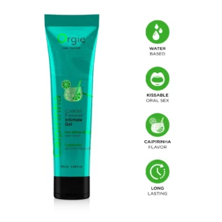 Лубрикант на водній основі Orgie Lube Tube Cocktail Caipirinha 100ml 8 Зображення Лубрикант на водній основі Orgie Lube Tube Cocktail Caipirinha 100ml