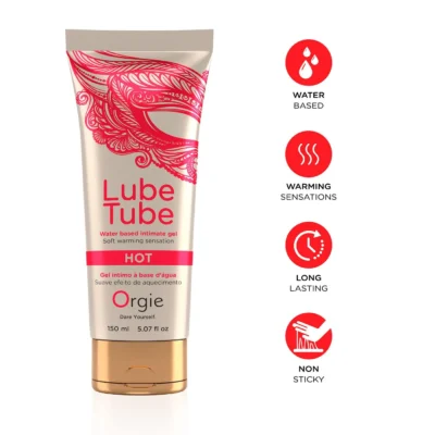 Зображення Лубрикант на водній основі Orgie Lube Tube Hot 150ml