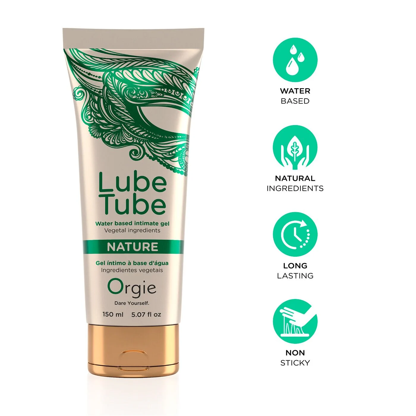 Лубрикант на водній основі Orgie Lube Tube Nature 150ml 5 Лубрикант на водній основі Orgie Lube Tube Nature 150ml - Зображення 3