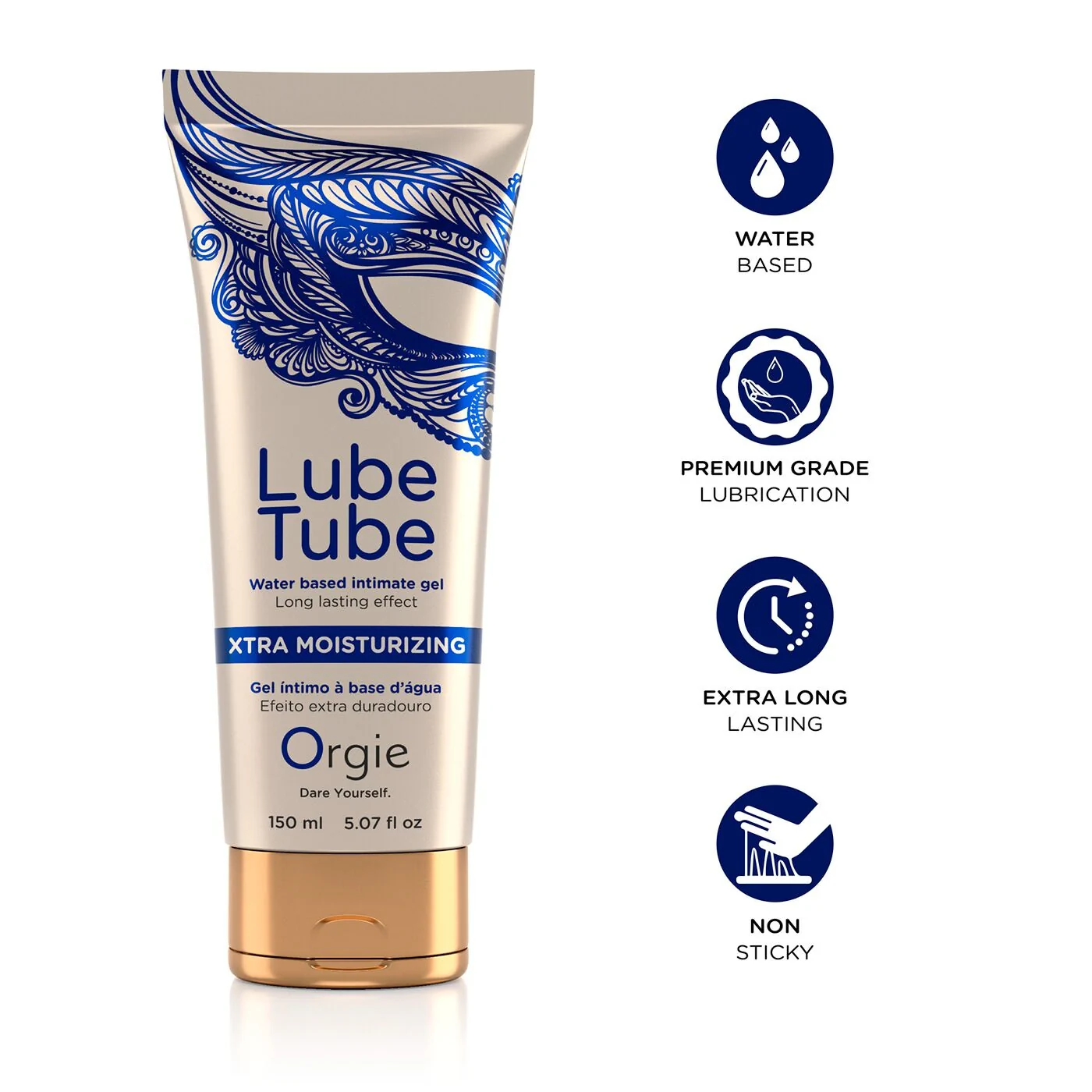 Лубрикант на водній основі Orgie Lube Tube Xtra Moisturizing 150ml 5 Лубрикант на водній основі Orgie Lube Tube Xtra Moisturizing 150ml - Зображення 3