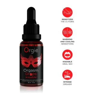 Збуджувальні краплі для клітора Orgie Orgasm Drops Kissable 30ml 8 Зображення Збуджувальні краплі для клітора Orgie Orgasm Drops Kissable 30ml