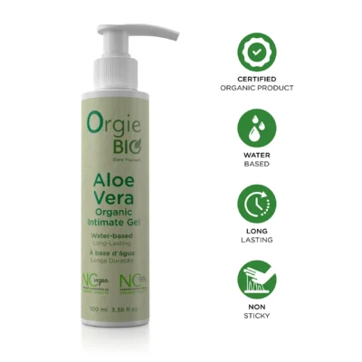 Зображення Гель для інтимної гігієни Orgie – Bio Aloe Vera Organic Intimate Gel 100ml
