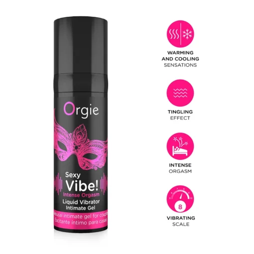 Рідкий вібратор Orgie - Sexy Vibe! Intense Orgasm 15ml - Зображення 3