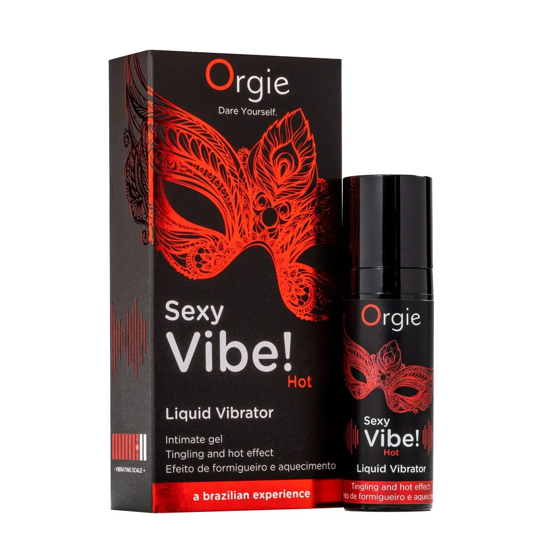 Рідкий вібратор Orgie Sexy Vibe! Hot 15ml 3 Рідкий вібратор Orgie Sexy Vibe! Hot 15ml