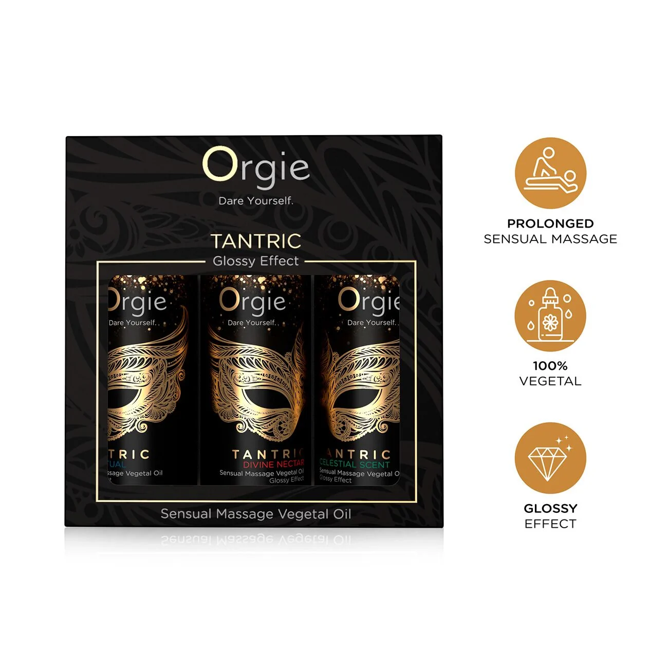 Набір олій для тантричного масажу Orgie – Tantric Mini Size Collection 3x30ml 5 Набір олій для тантричного масажу Orgie – Tantric Mini Size Collection 3x30ml - Зображення 3