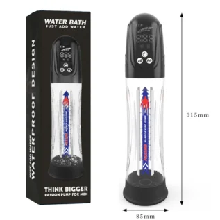Зображення Автоматична гідропомпа 2в1 (вода/повітря) Water Bath з LED
