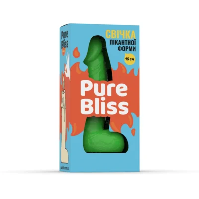 Свічка у вигляді члена Pure Bliss MINI Green 14 Зображення Свічка у вигляді члена Pure Bliss MINI Green