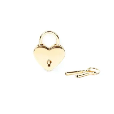 Замочок Liebe Seele Heart Shape Padlock Gold